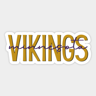 Minnesota Vikings Sticker